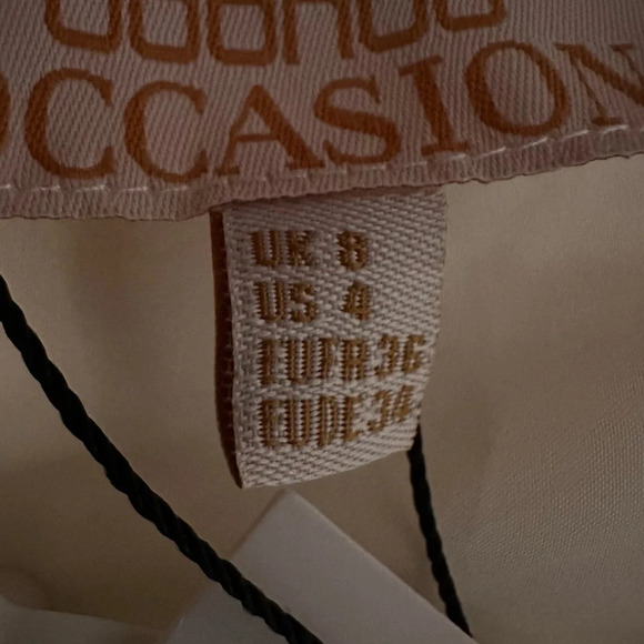 NWT HALTER PLISSE MAXI DRESS, SIZE 4 - Picture 6 of 8